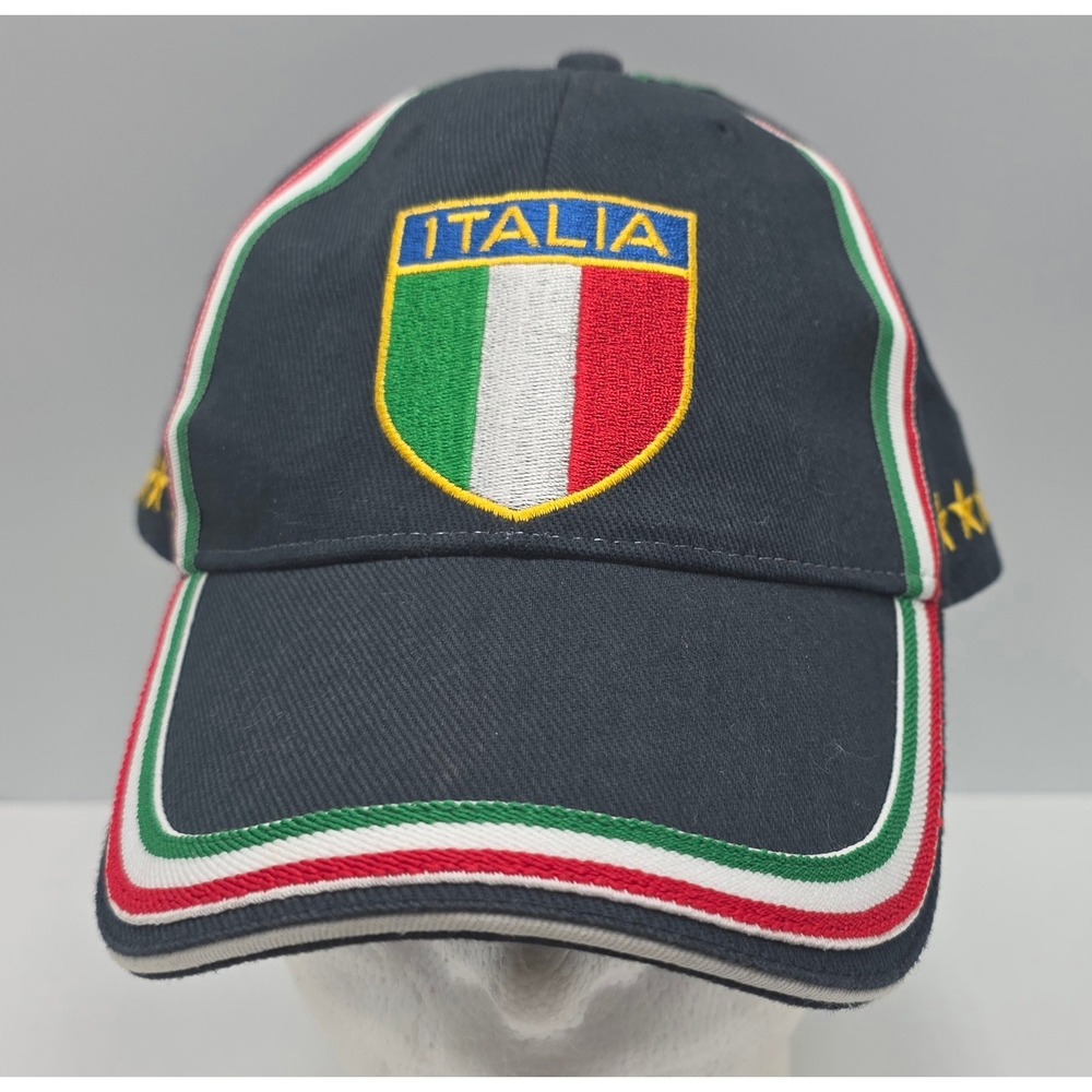 Sorbatti Italia Strapback Cap Blue Italy Soccer World Cup Hat Futbol Football